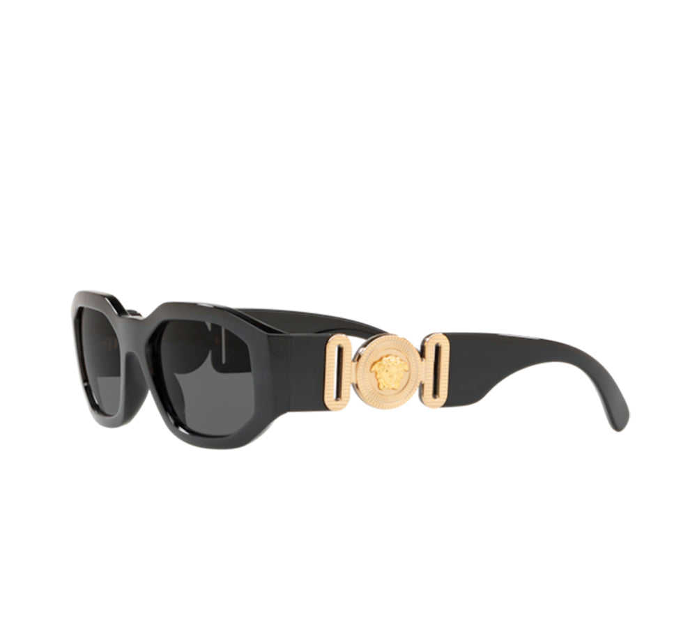 Versace Medusa Biggie Sunglasses - Black/Gold