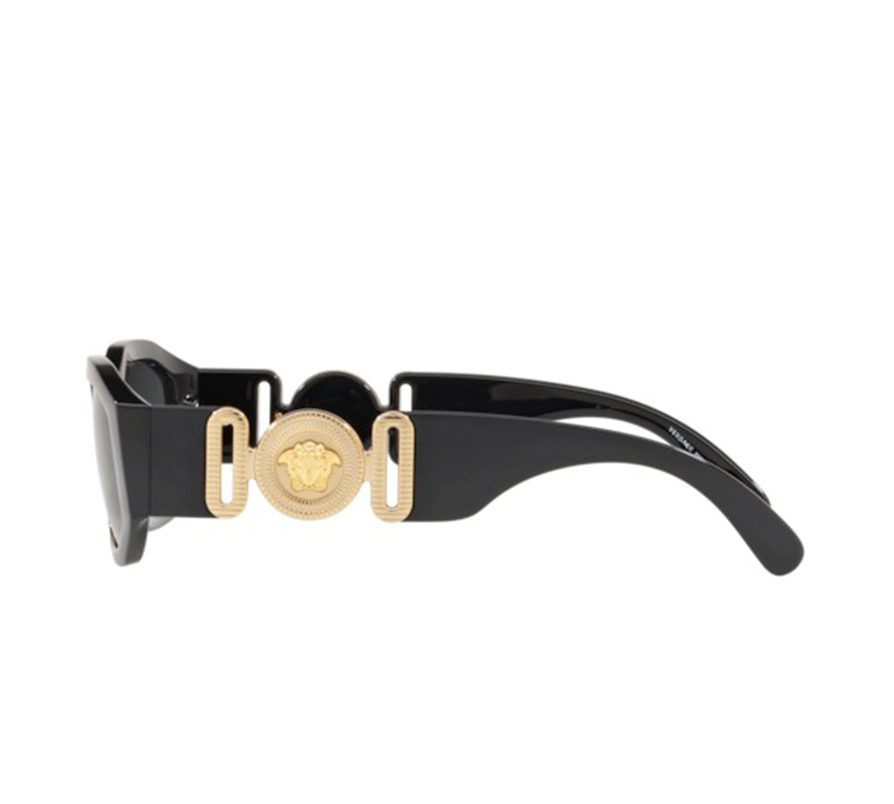 Versace Medusa Biggie Sunglasses - Black/Gold