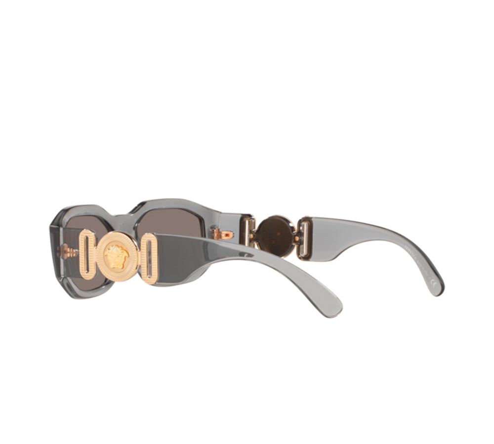 Versace Medusa Biggie Sunglasses - Transparent Grey