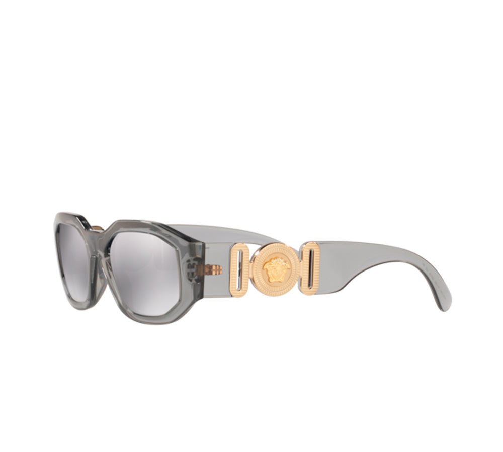 Versace Medusa Biggie Sunglasses - Transparent Grey