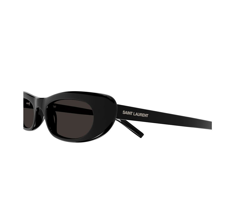 Saint Laurent Eyewear Oval Frame Sunglasses - Black