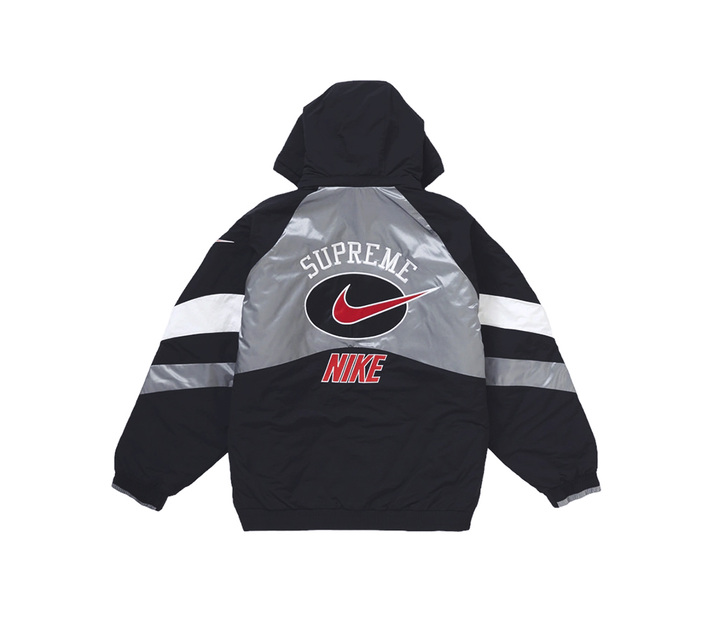 Supreme Nike Hooded Sport Jacket - Silver - Hypevision