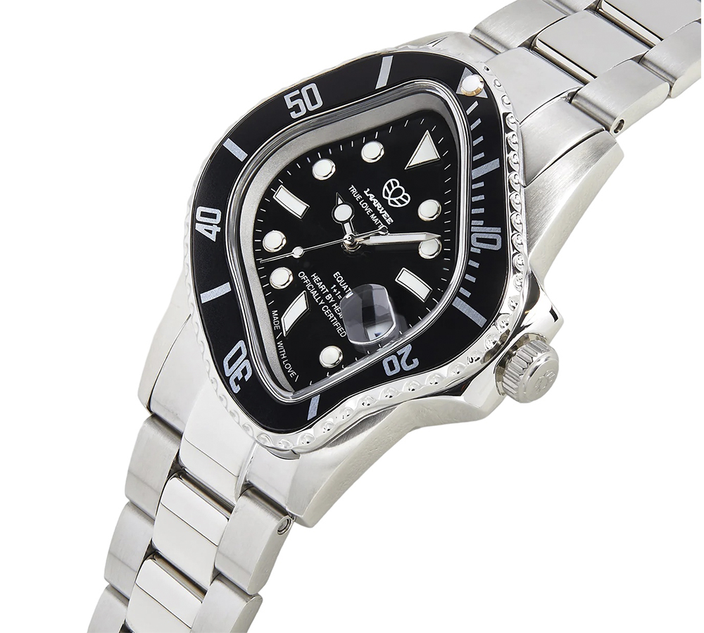 国産最新品LAARVEE PEA001 BLACK BEZEL & BLACK DIAL 時計